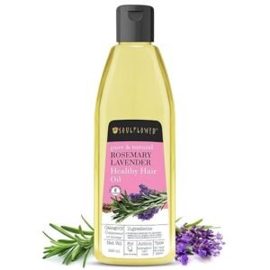 Soulflower Rosemary Lavender Hair Oil for Healthy Hair