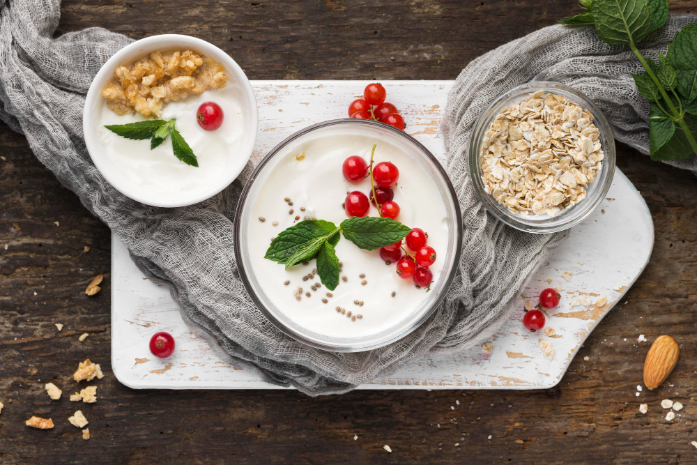 Yoghurt with Fruit and Seeds