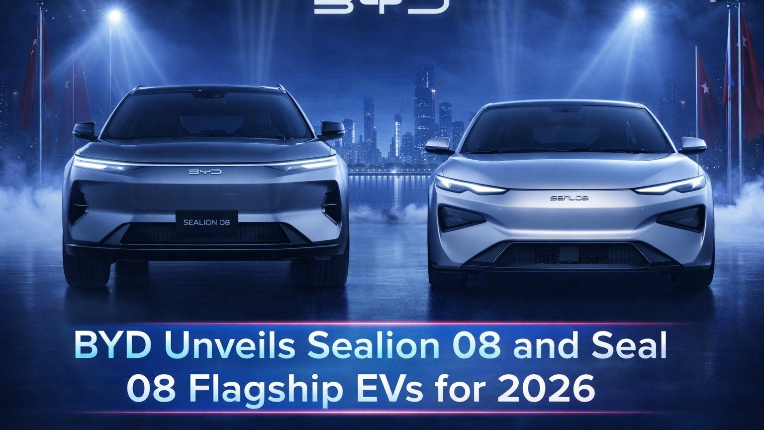 BYD Seal 08, BYD Sealion 08, BYD Ocean Series