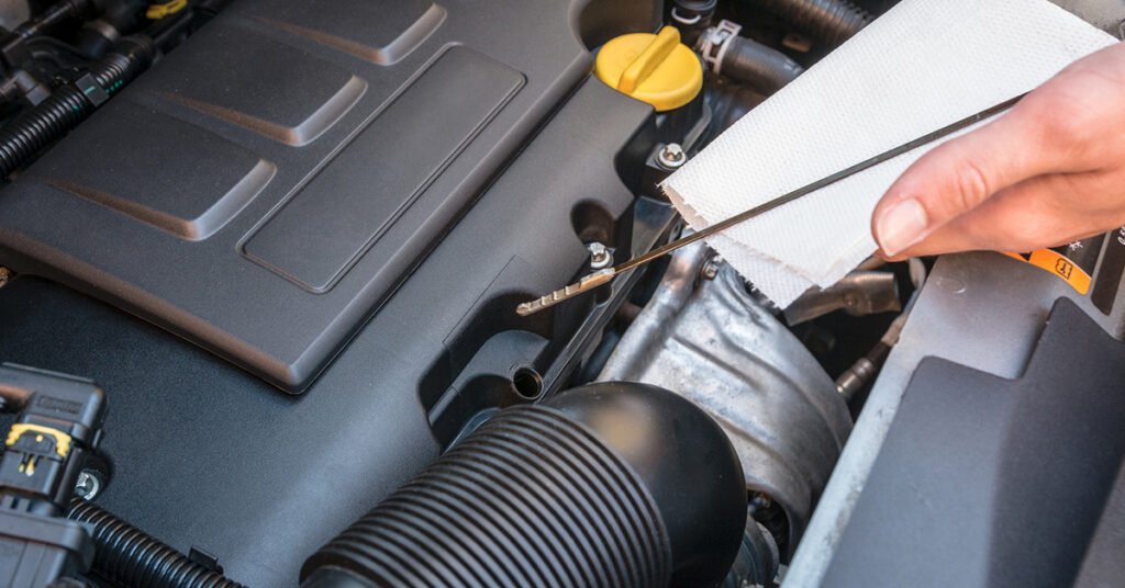 how to check oil level in car