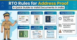 rto rules for address proof