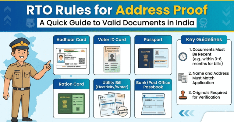rto rules for address proof