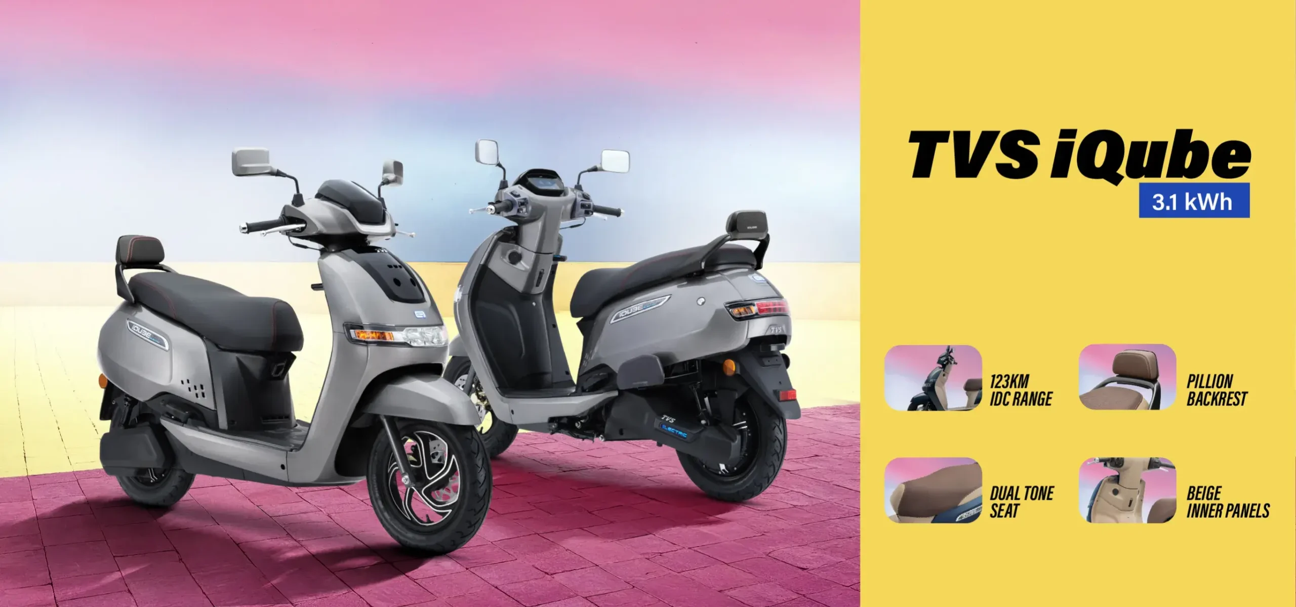 TVS iQube 3.1kWh