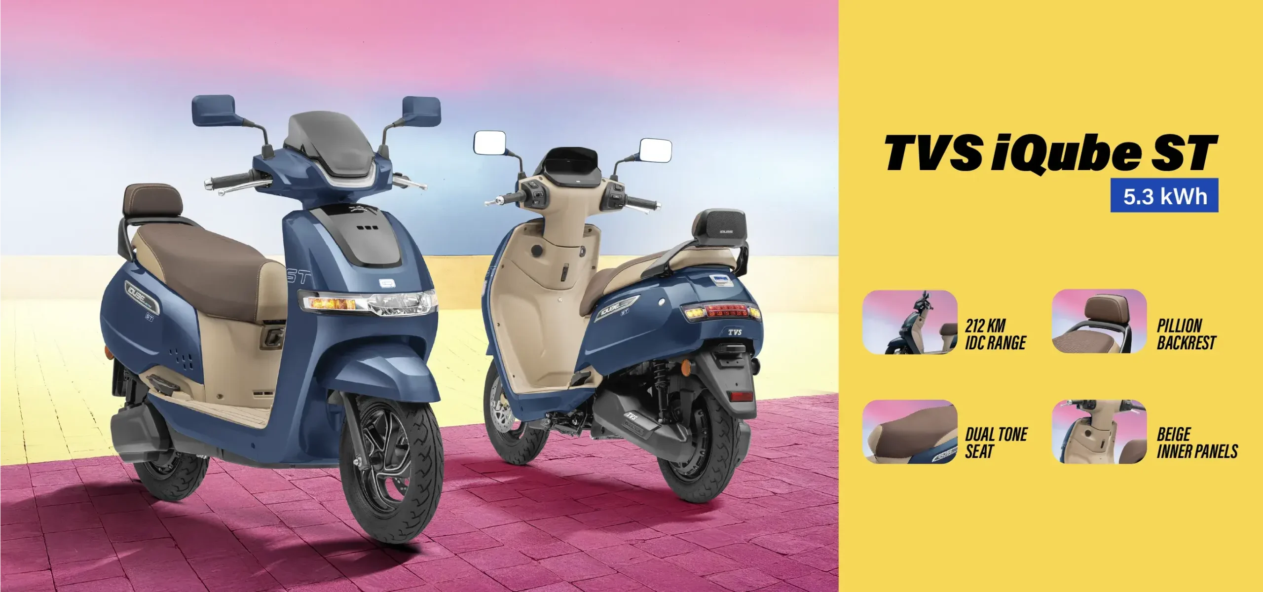 TVS iQube ST 5.3 kWh
