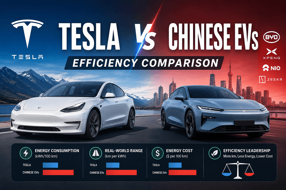 tesla vs chinese ev comparison