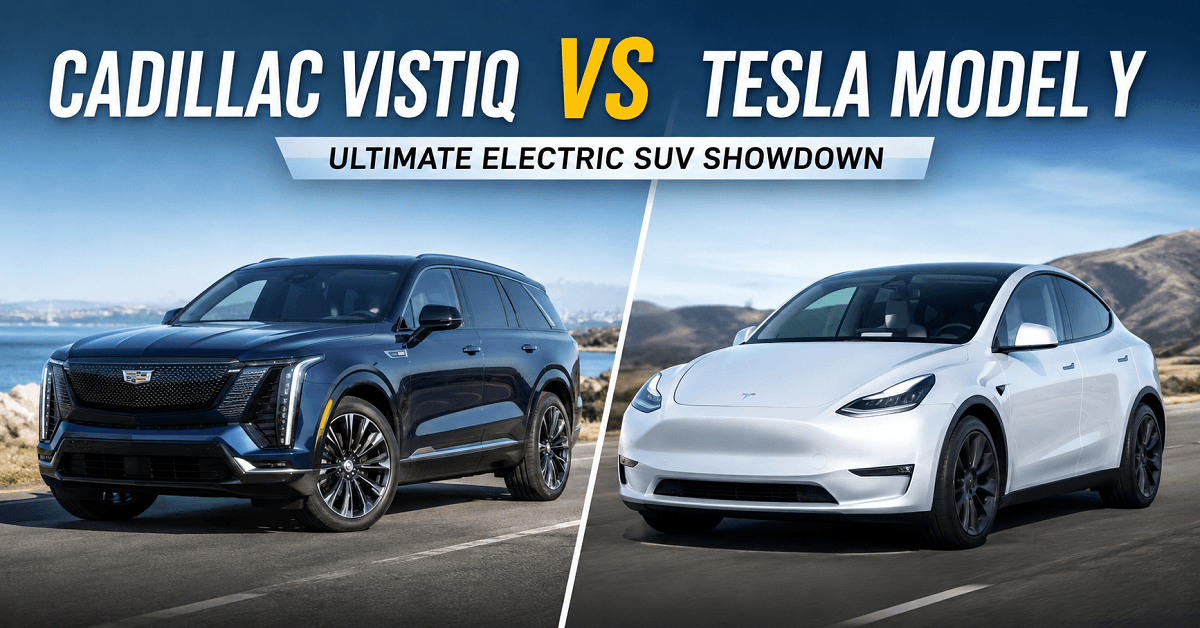 2026 Cadillac VISTIQ vs 2026 Tesla Model Y
