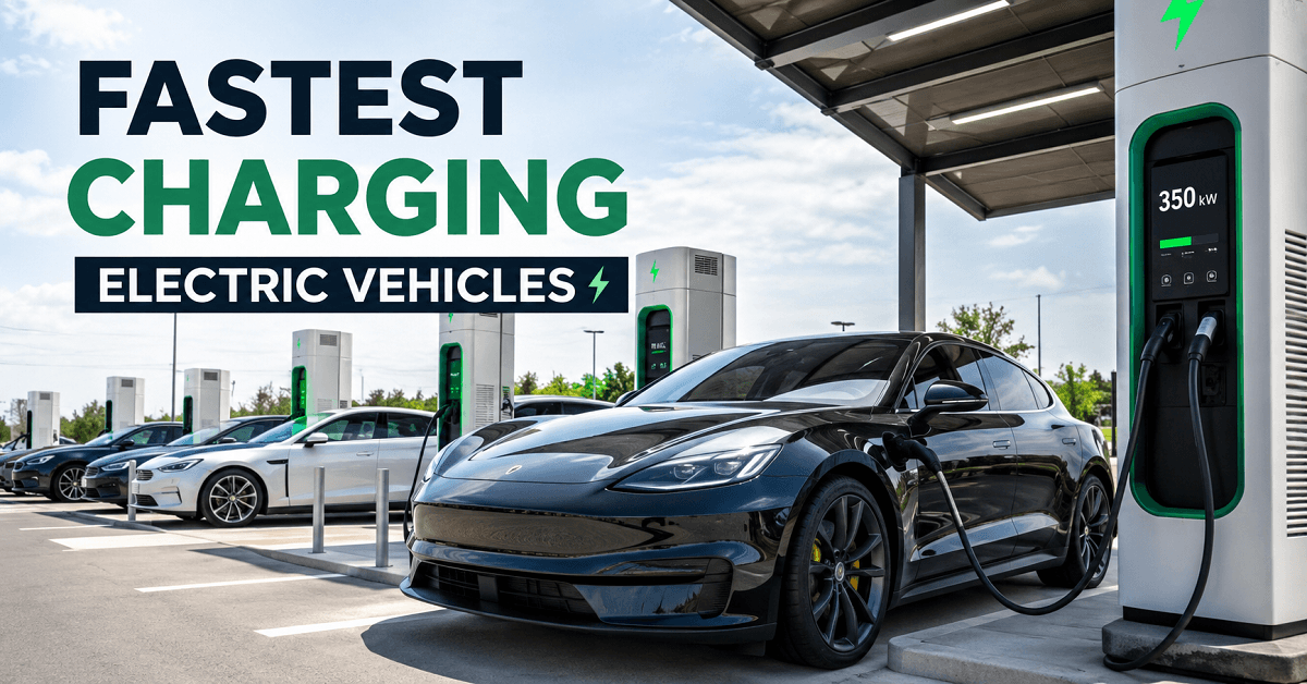 Fastest Charging Electric Vehicles