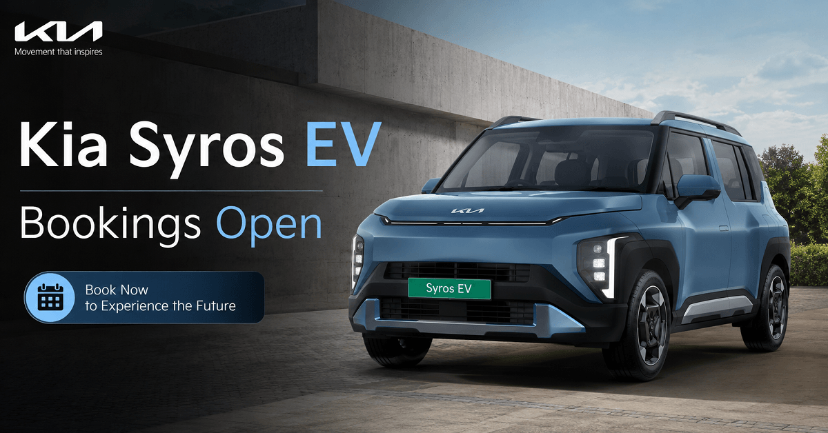 Kia Syros EV Bookings Open