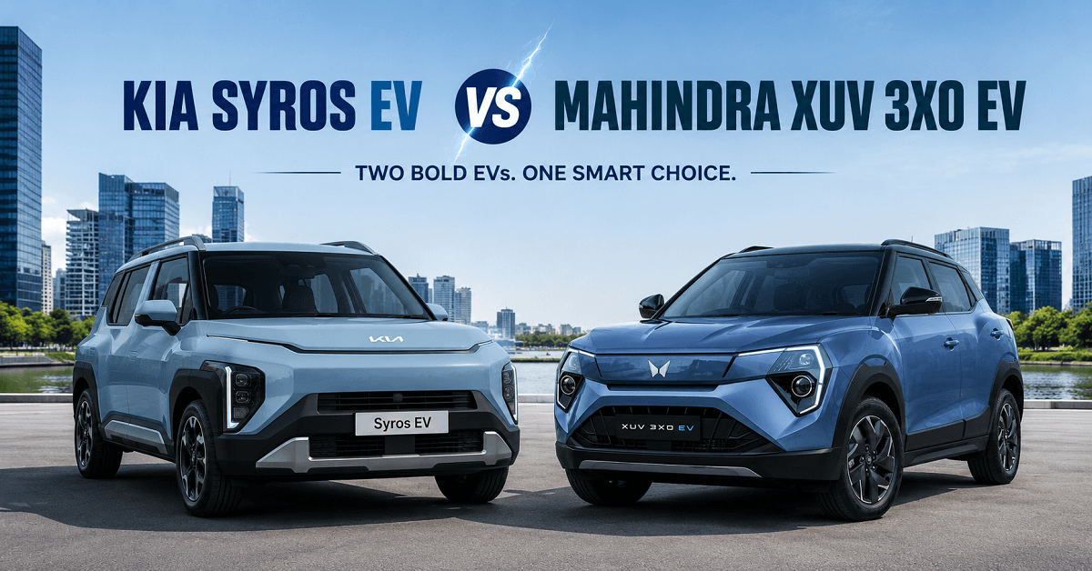 Kia Syros EV vs Mahindra XUV 3XO EV