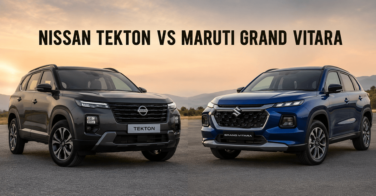 Nissan Tekton vs Maruti Grand Vitara