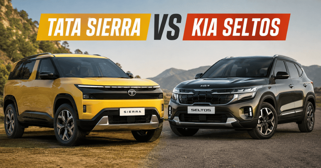 Tata Sierra vs Kia Seltos