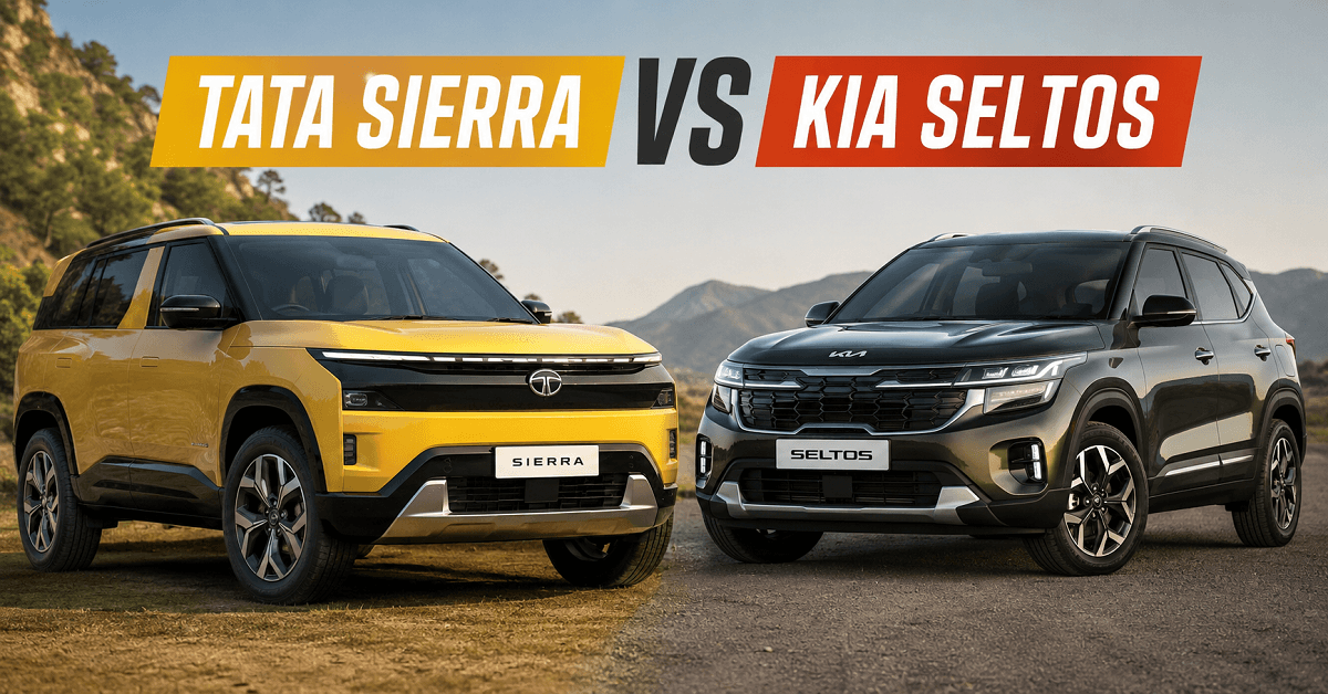 Tata Sierra vs Kia Seltos