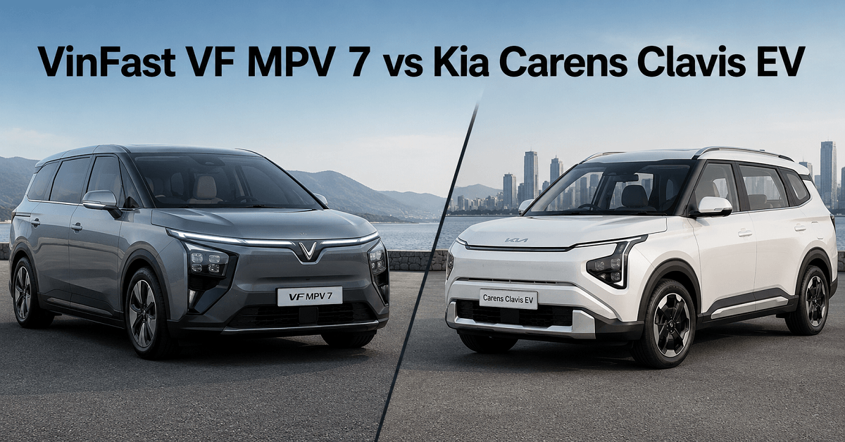 VinFast VF MPV 7 vs Kia Carens Clavis EV