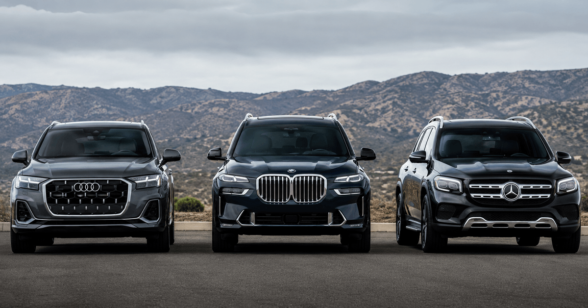 Audi Q9 vs BMW X7 vs Mercedes-Benz GLS
