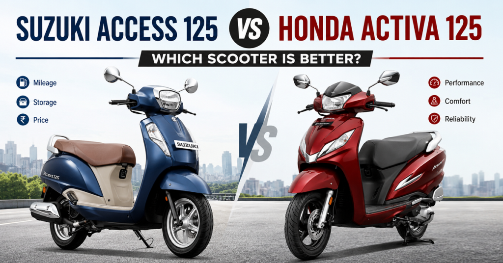 Suzuki Access 125 vs Honda Activa 125