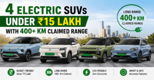 Electric SUVs under 15 lakh