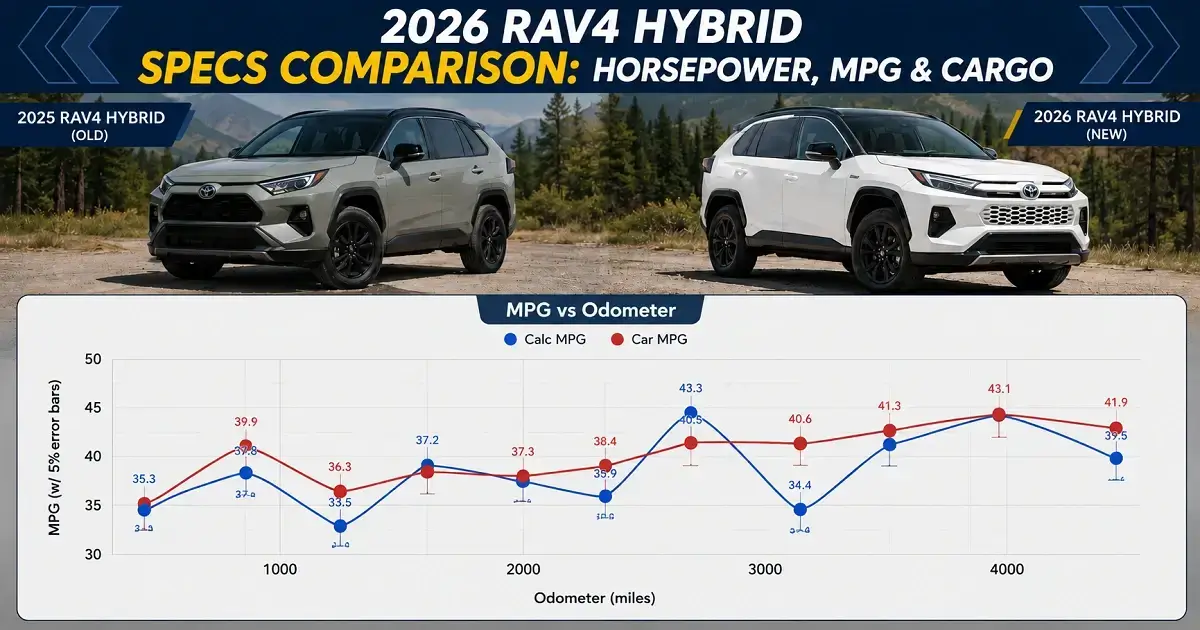 2026 RAV4 Hybrid Specs MPG & Cargo