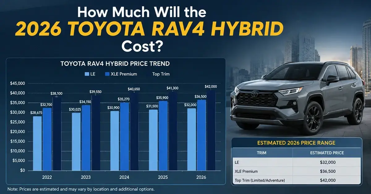 2026 Toyota RAV4 Hybrid Cost