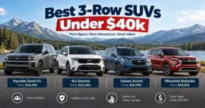 3-Row SUVs Under $40k