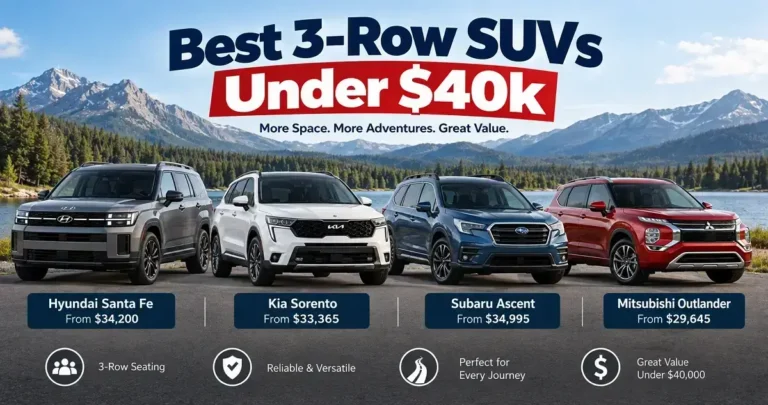 3-Row SUVs Under $40k