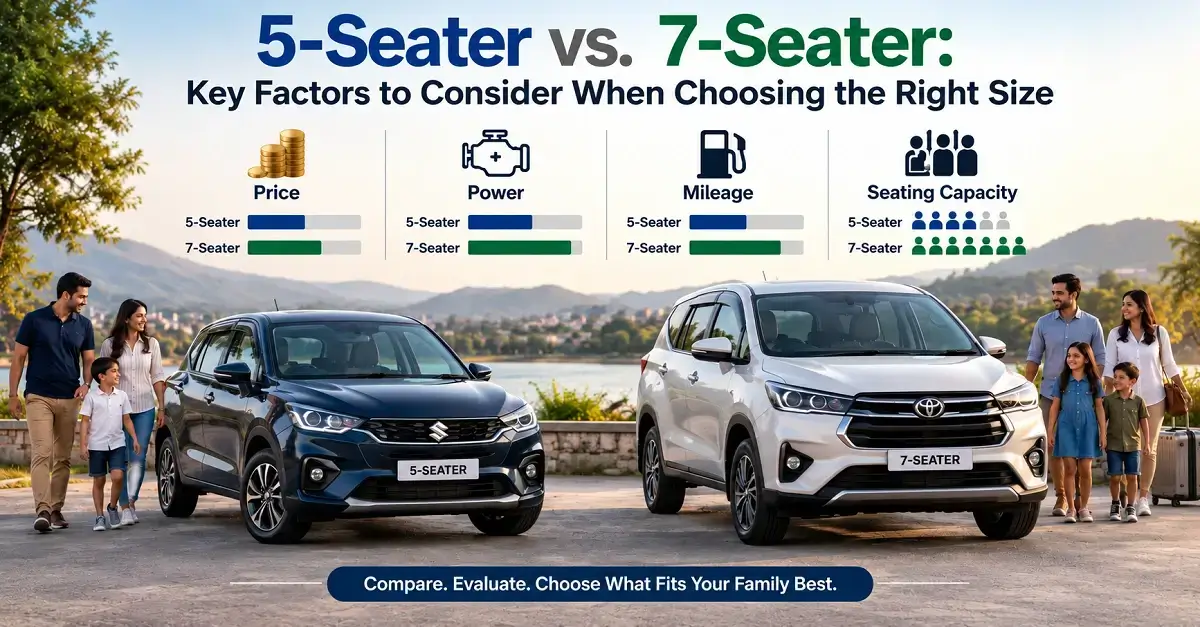 5-Seater vs. 7-Seater Family Cars in India
