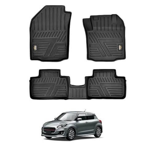 Amazon Basics 5D Custom Fit Car Floor Mats for Swift Facelift
