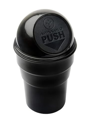 APPUCOCO Mini Car Trash Bin – Black