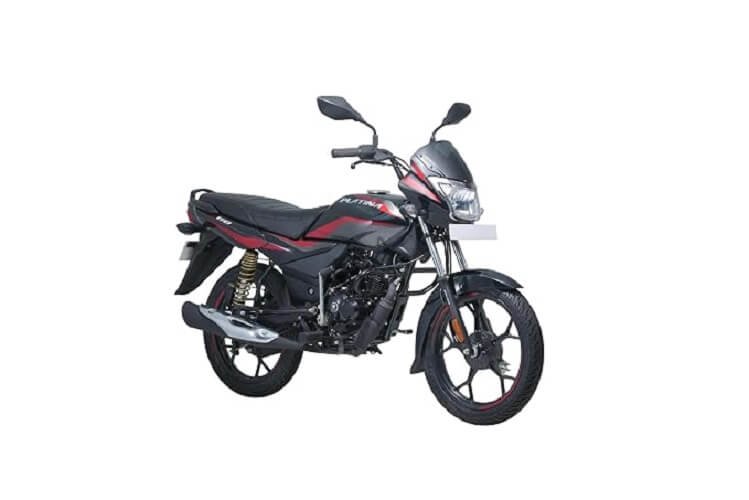 Bajaj Platina 110 Es Drum Motorcycle – Black Red