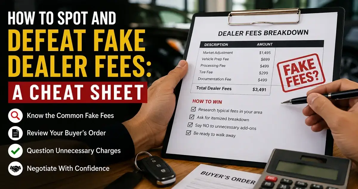Fake Dealer Fees