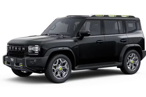 JSW Jetour T2 — Night Black