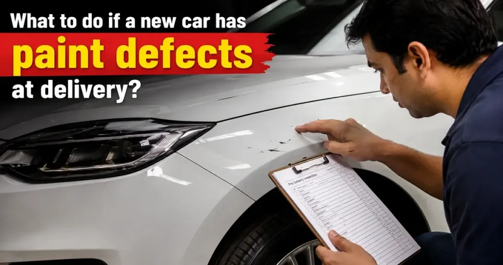 New Car Paint Defects