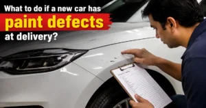New Car Paint Defects