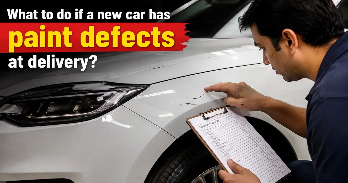 New Car Paint Defects