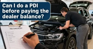PDI Before Paying Dealer Balance