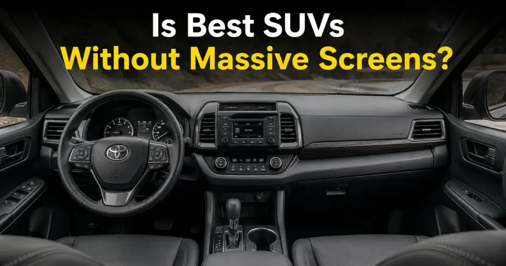 SUVs Without Massive Screens