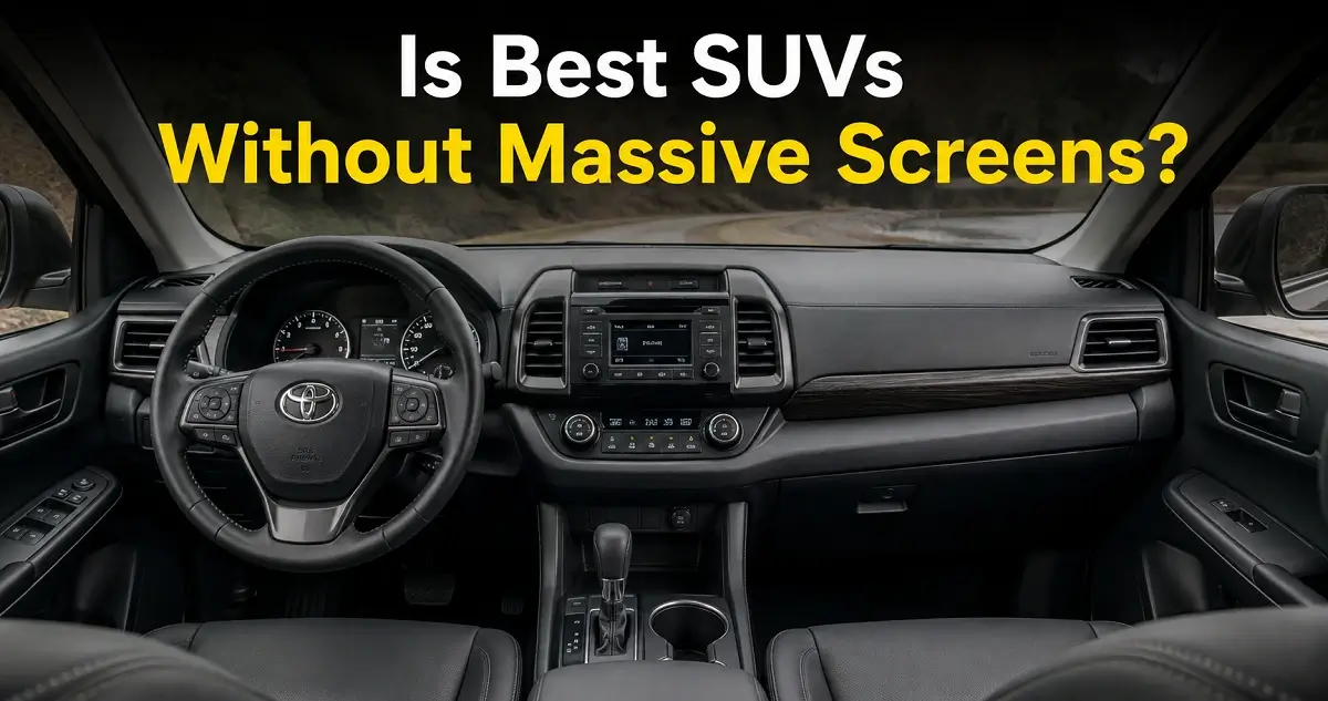 SUVs Without Massive Screens