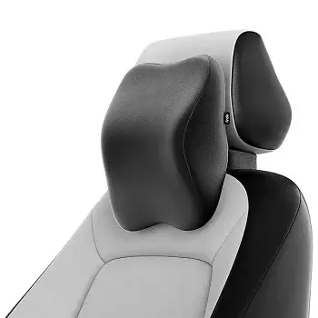 Frido Ultimate Car Neck Rest Pillow | Ultrasoft Pillow for Comfortable Car Rides | Superior Neck Support Cushion | Relieves Neck Pain | Hi-Per Foam Head Rest Pillow with Washable Velvet Cover | Black